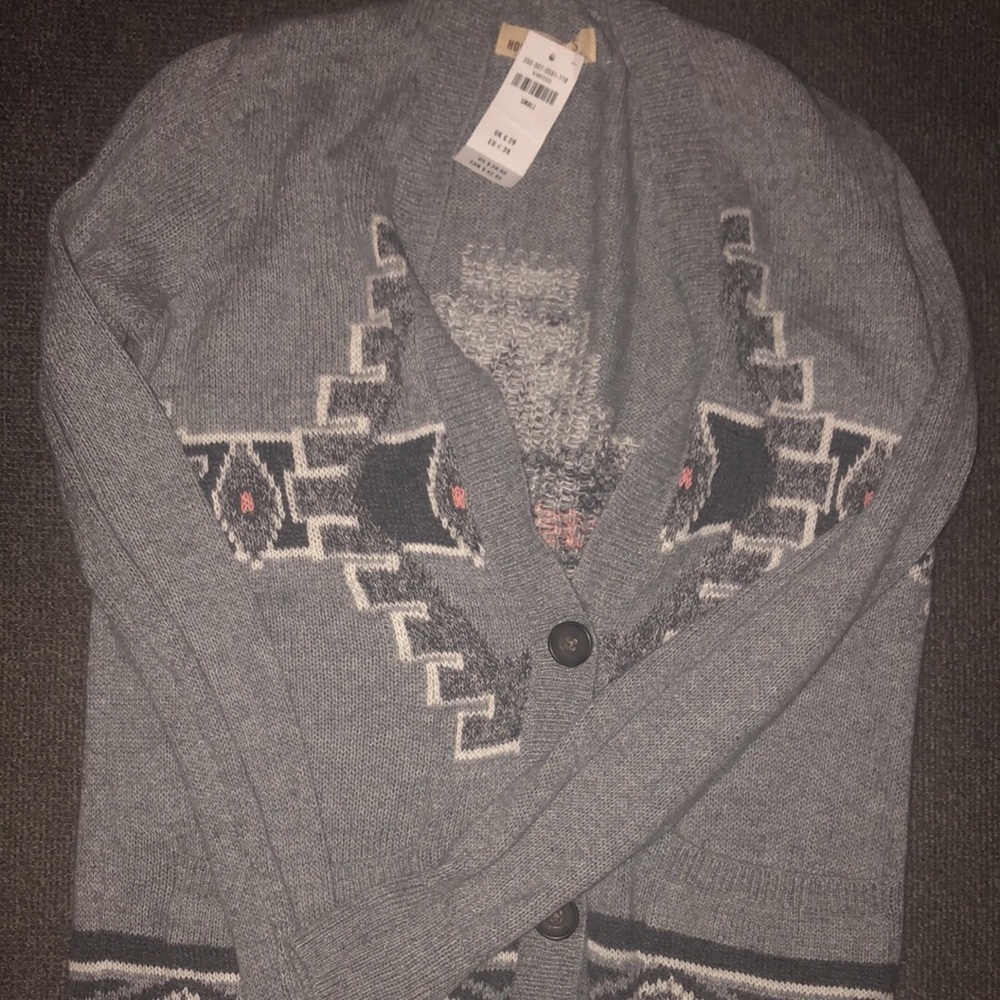 NWT Hollister cardigan, size small.